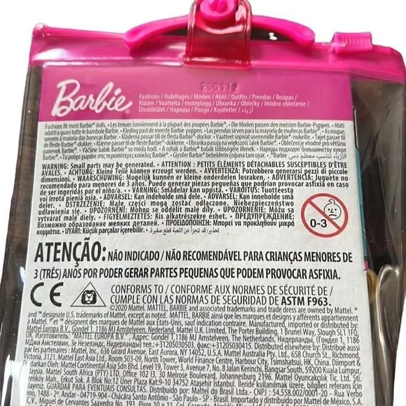 BARBIE KEN Clothing Basketball Player Career Fashion Pack Jersey Shorts New - Picture 4 of 5